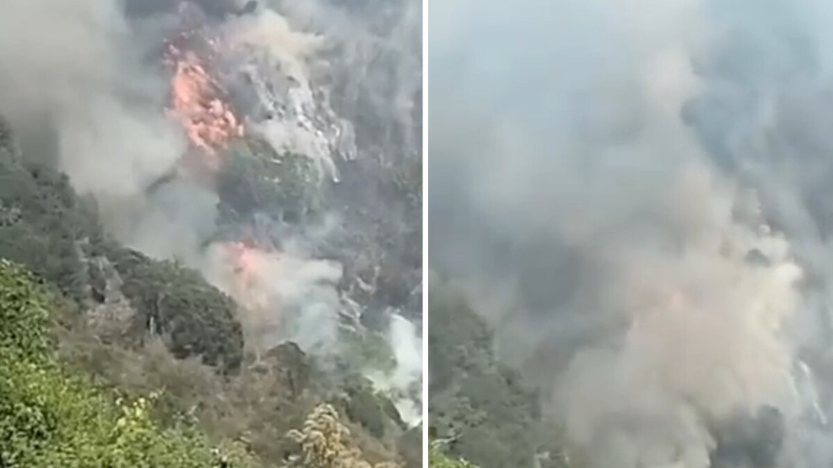 Pobladores piden apoyo para controlar incendio en La Misión, Hidalgo