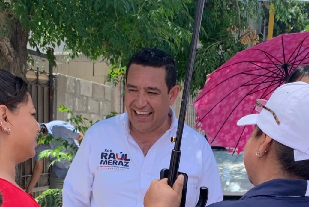Raúl Meraz presentó su plan de gobierno y escuchó las inquietudes del sector empresarial. (Especial)