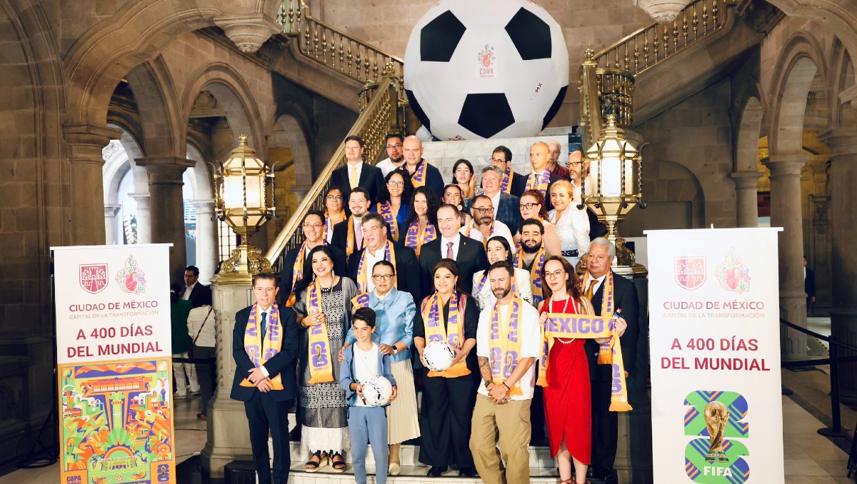 Rosa Icela Rodríguez participó en el evento 'Ciudad Mundialista' a 400 días del Mundial 2026 | @rosaicela_