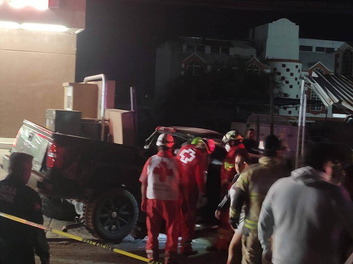 Tras choque conductor muere en Ixmiquilpan. (Cortesía)