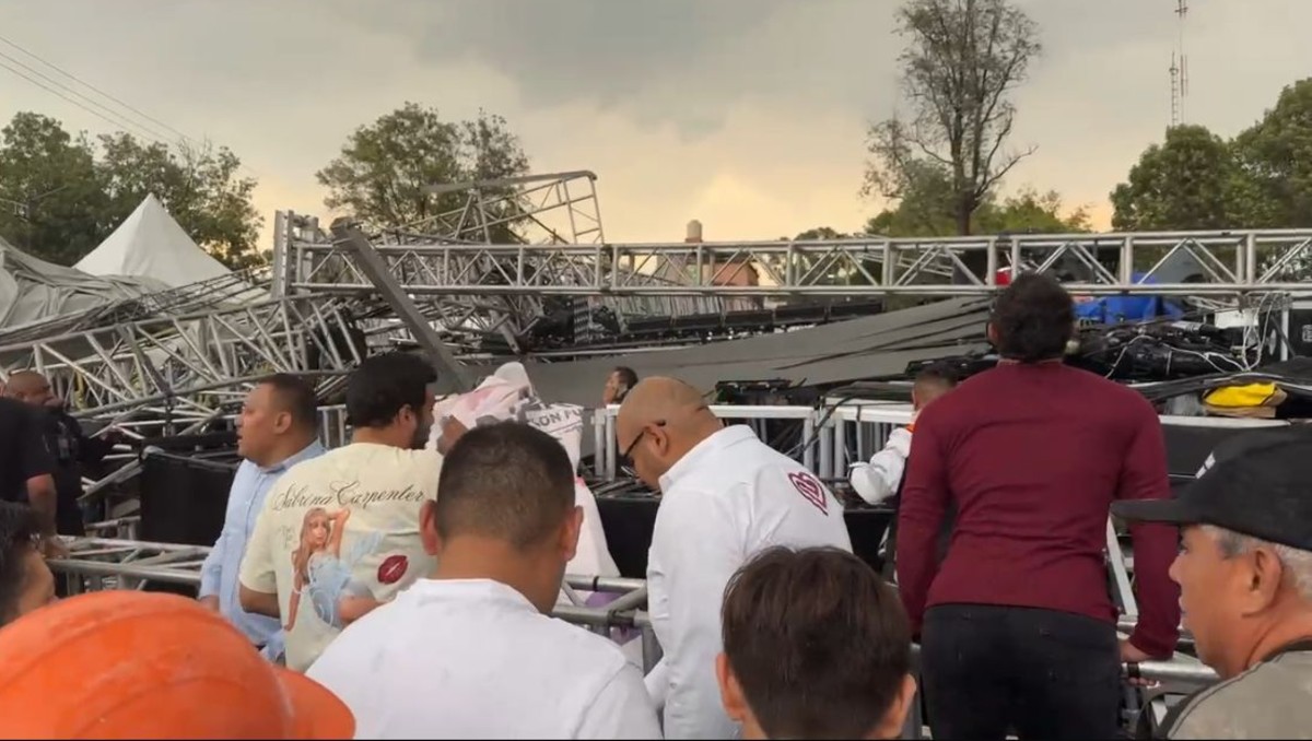 Cae estructura en la GAM. (Especial)