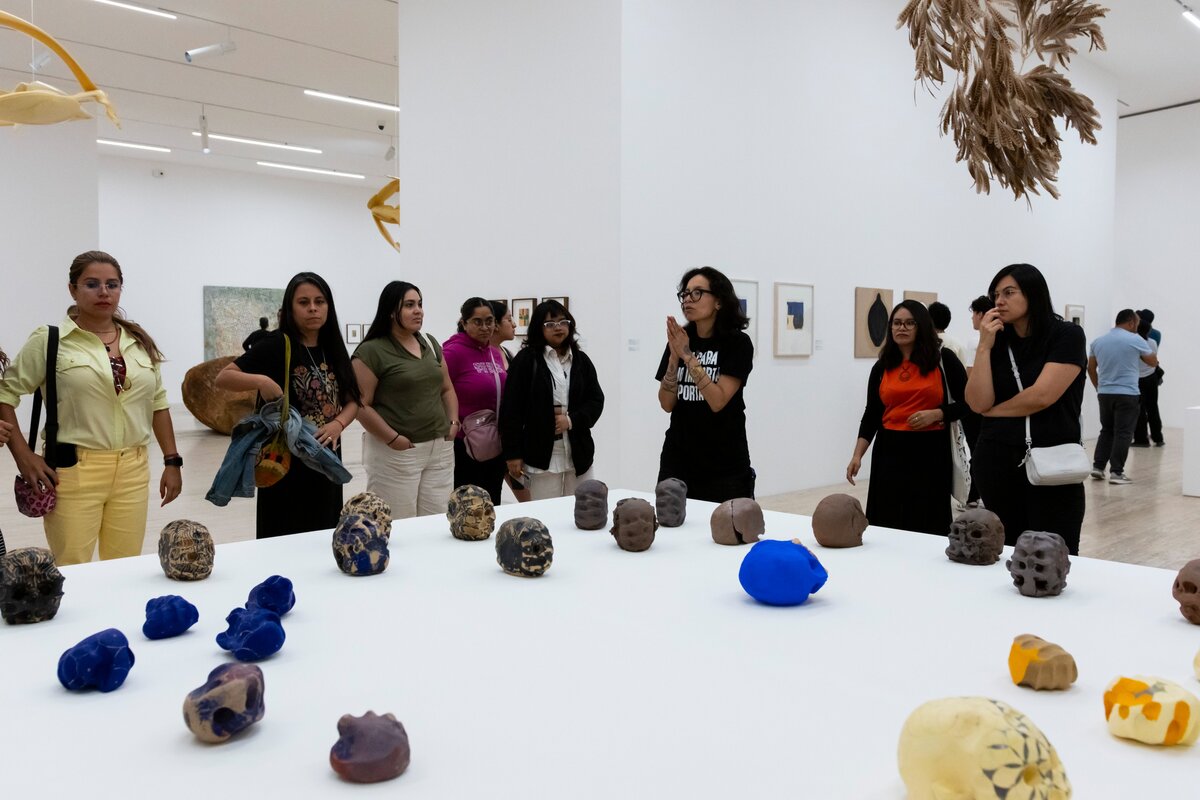 Galería de arte en Museo Jumex. | Foto: Fundación Jumex vía X.