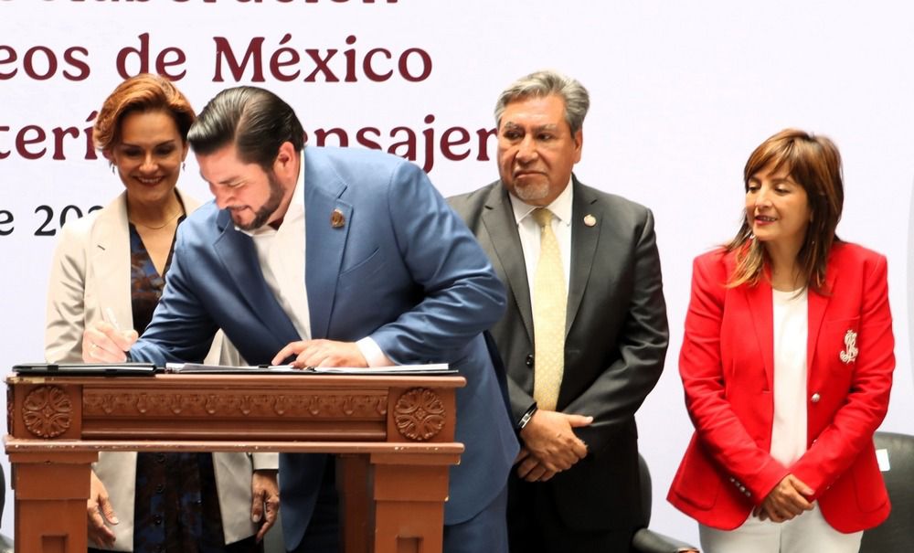 Ismael Burgueño Ruiz da respaldo al convenio de mensajería aérea