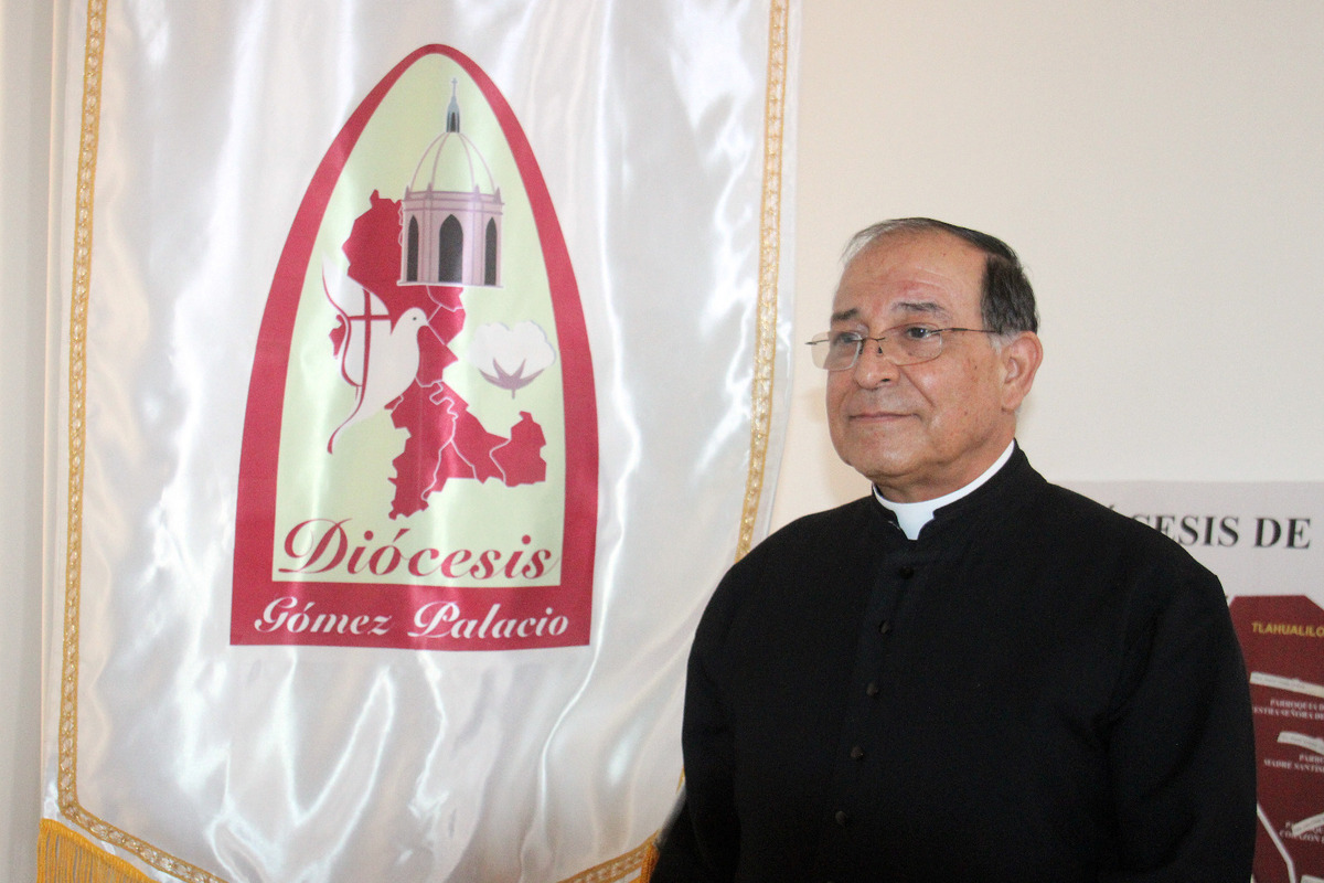 Padre Arturo Macías, vicario de la Diócesis de Gómez Palacio. | Rolando Riestra