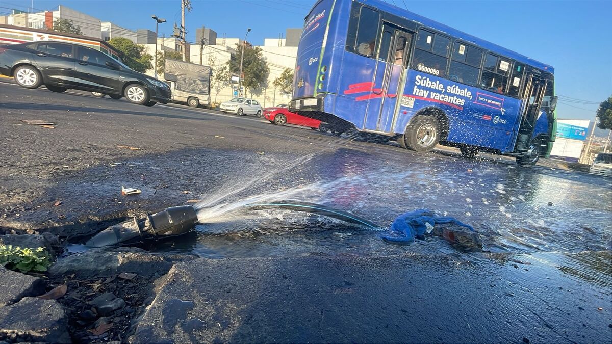 Protección Civil pasó un reporte al departamento de agua en la alcaldía. | Foto: Luis Alfaro