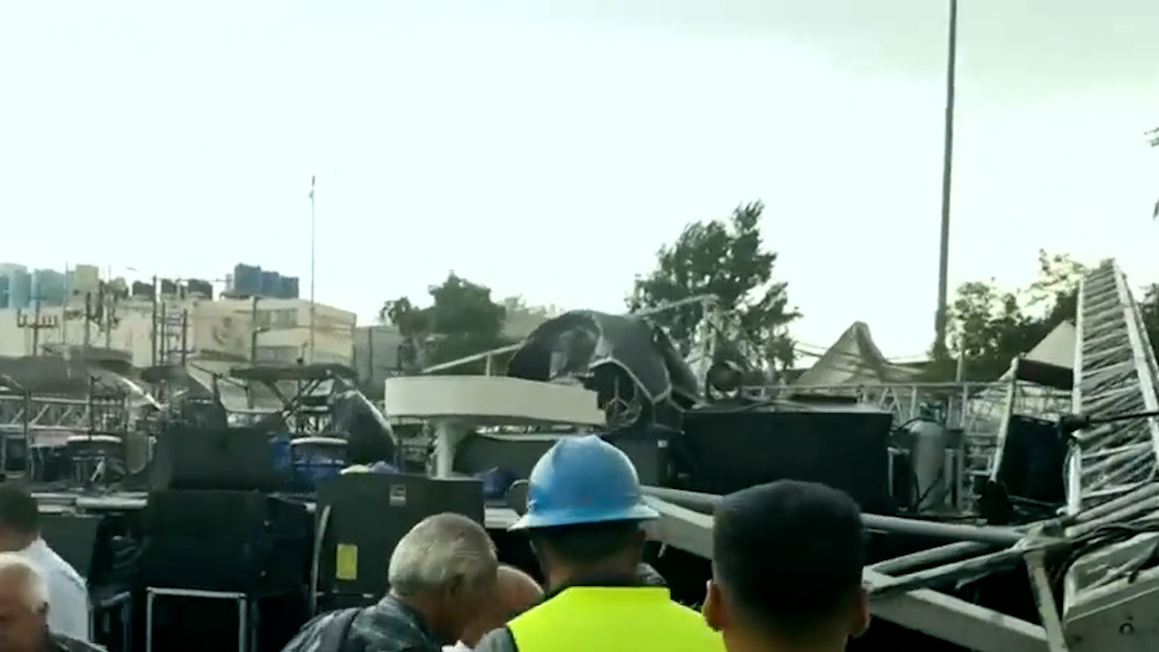Se reportan 7 personas heridas tras el colapso de escenario en la alcaldía GAM