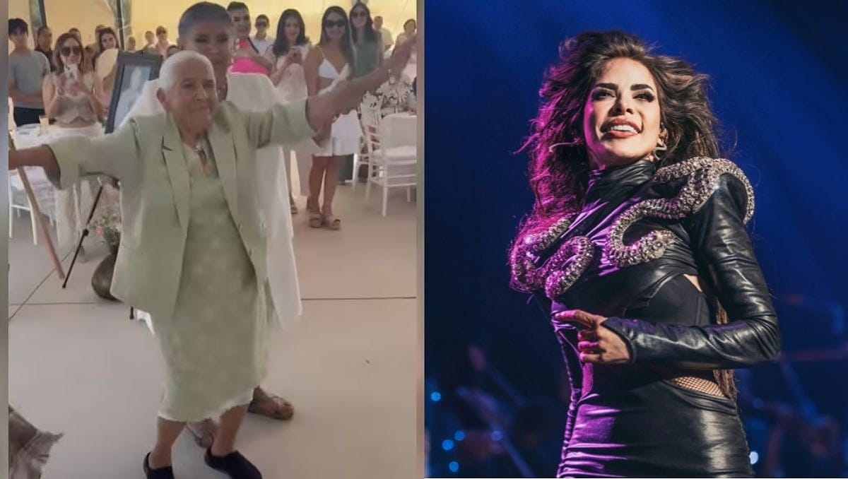 Señora de la tercera edad saca los prohibidos con canciones de Gloria Trevi