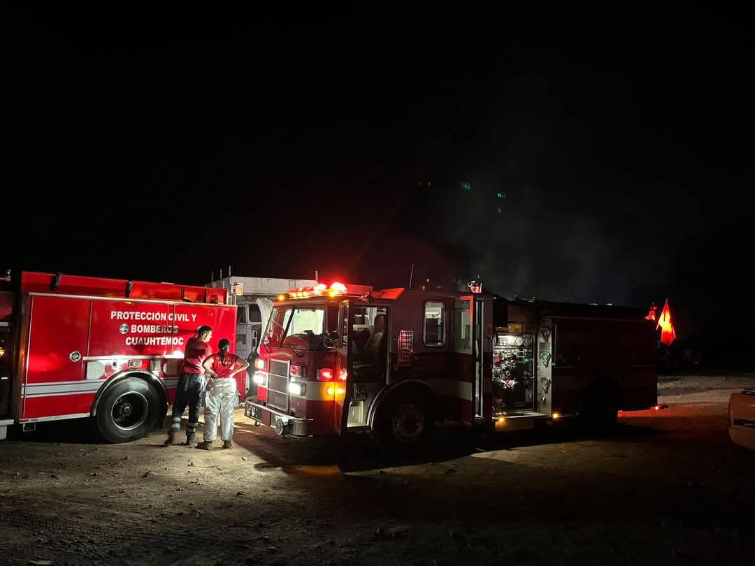 Autoridades acudieron al lugar de los hechos para sofocar el fuego. | Foto: Especial