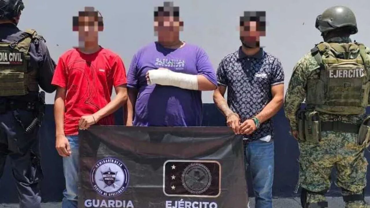 Detienen a presuntos criminales en Michoacán; aseguran armamento con explosivos
