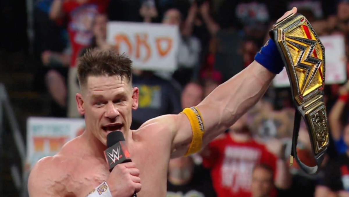 John Cena retiene su Campeonato Indiscutido de WWE en Backlash (Captura de pantalla Netflix)
