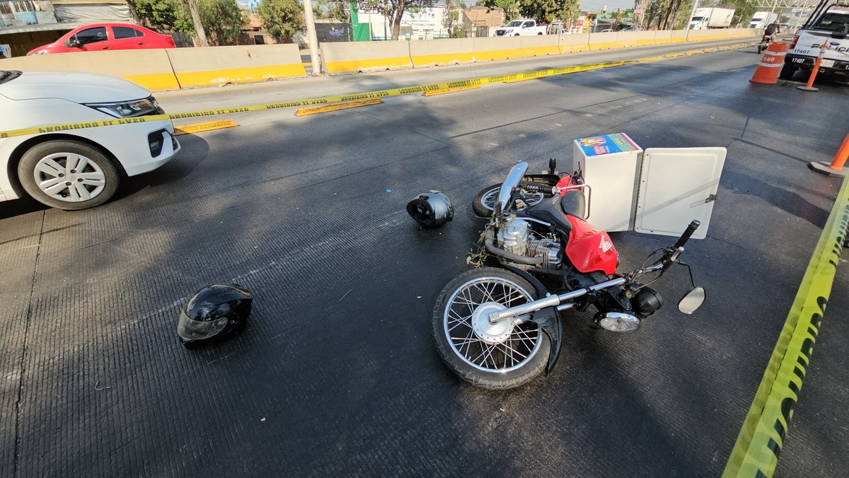 El accidente ocurrió en la colonia Nueva Santa María. (Juan Carlos Munguía).