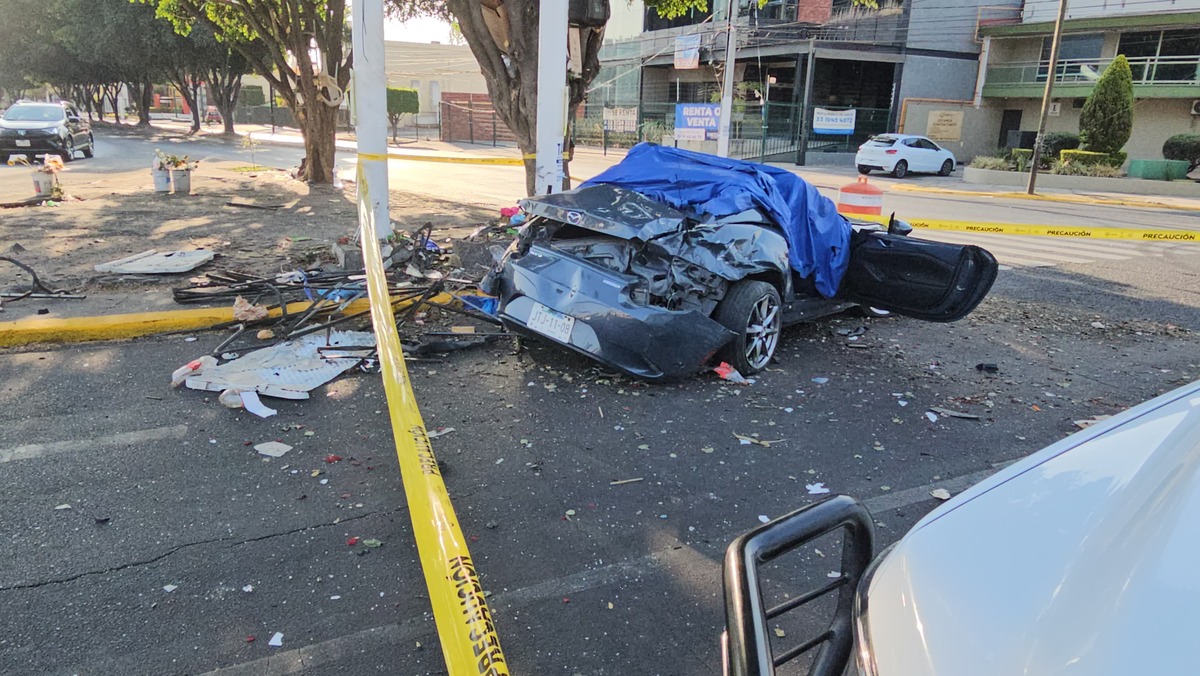 El accidente ocurrió en la colonia Victoria. (Juan Carlos Munguía).