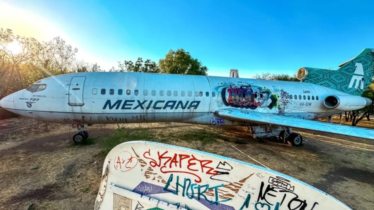 Avión del Parque Metropolitano de León | Redes sociales: Rincones.