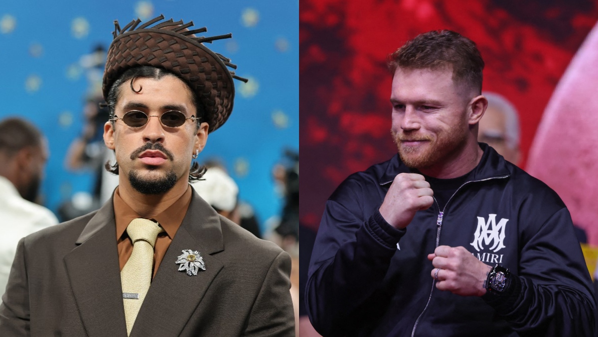 Bad Bunny lanzó reto a Canelo Álvarez (AFP)