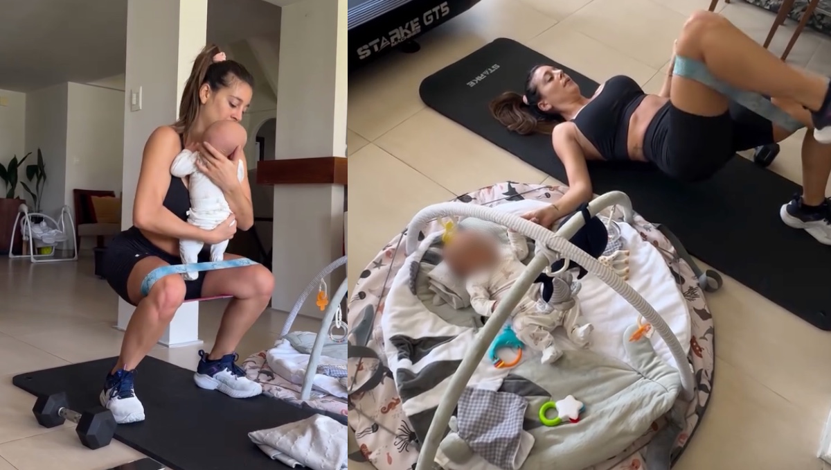 Mamá 'fit' retoma sus entrenamientos y desata revuelo. | ESPECIAL