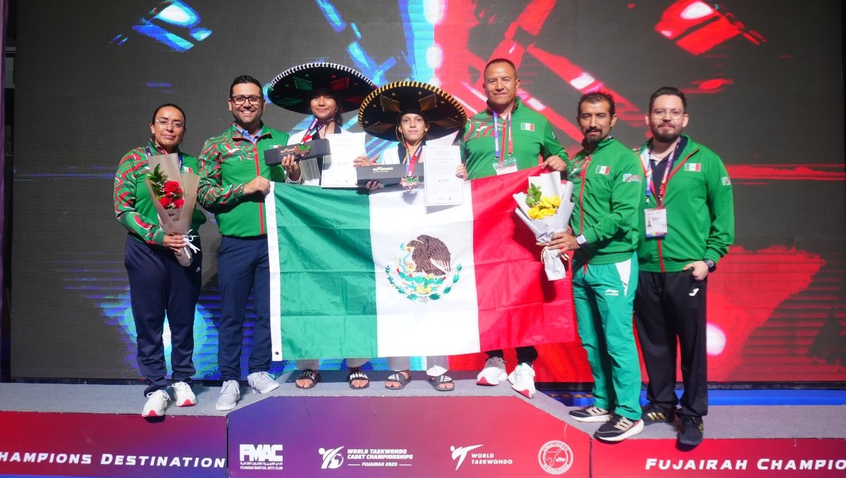 México gana dos medallas en el Campeonato Mundial de Cadetes (Mario Vargas, agencia PRIME TKD)