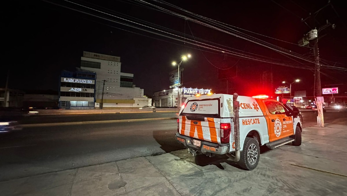 Protección Civil de Nuevo León realiza recorridos. Foto: Especial