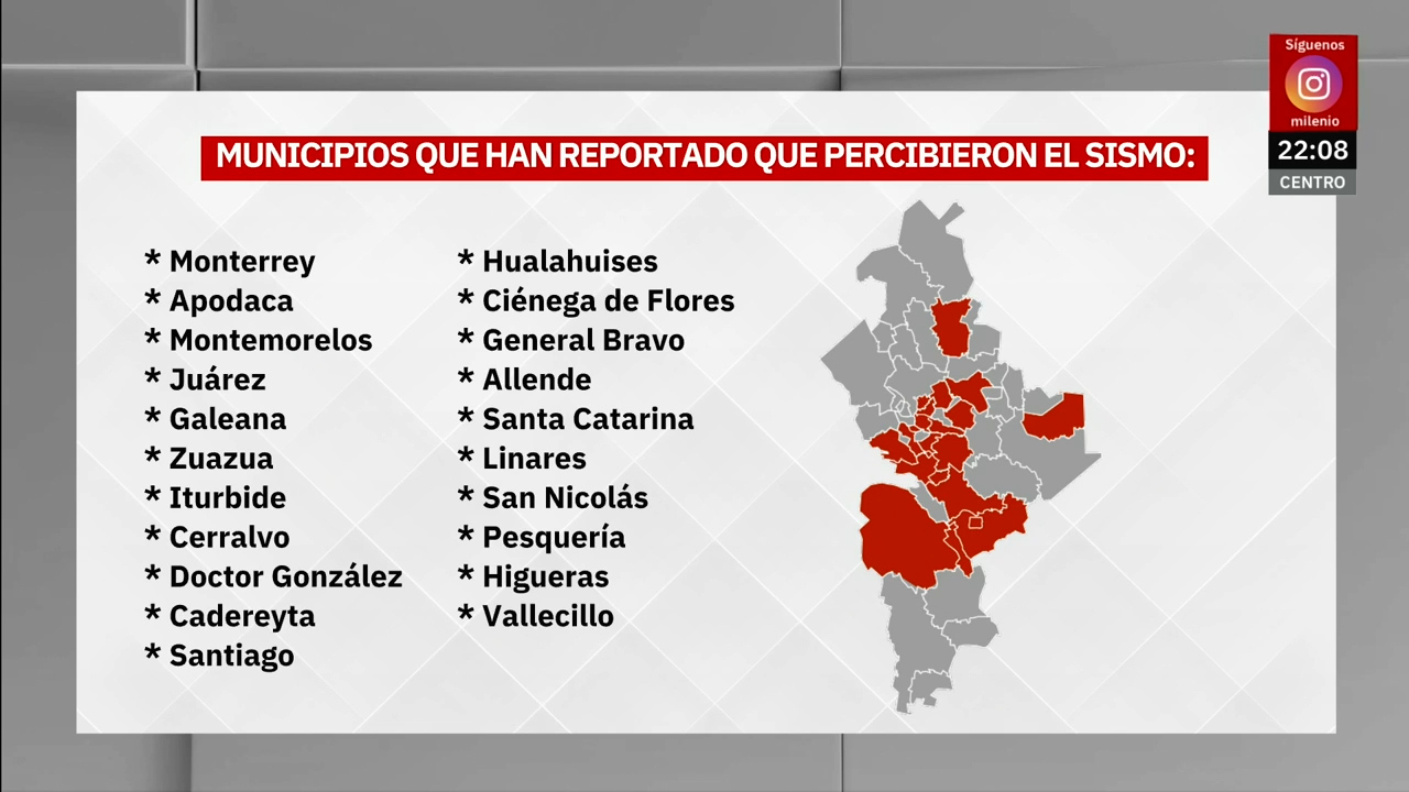 Sismo sacude Monterrey pero solo causa daños estructurales menores