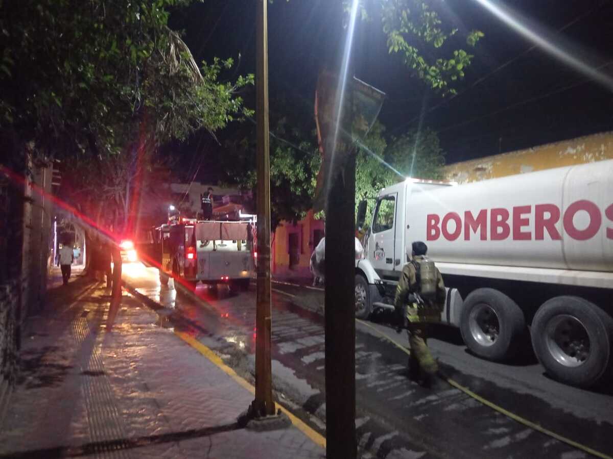 Incendio en domicilio de Lerdo. | Especial