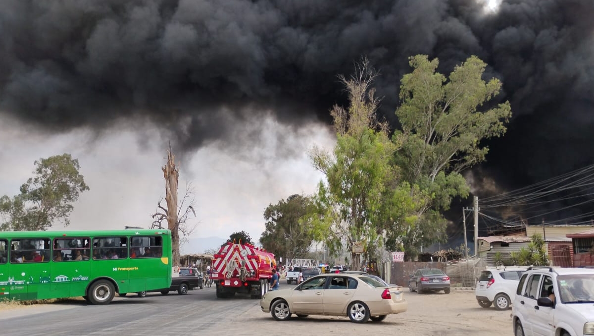 Se registró un cuarto incendio en menos de 15 días en fábricas del AMG (Foto: Fátima Briceño)