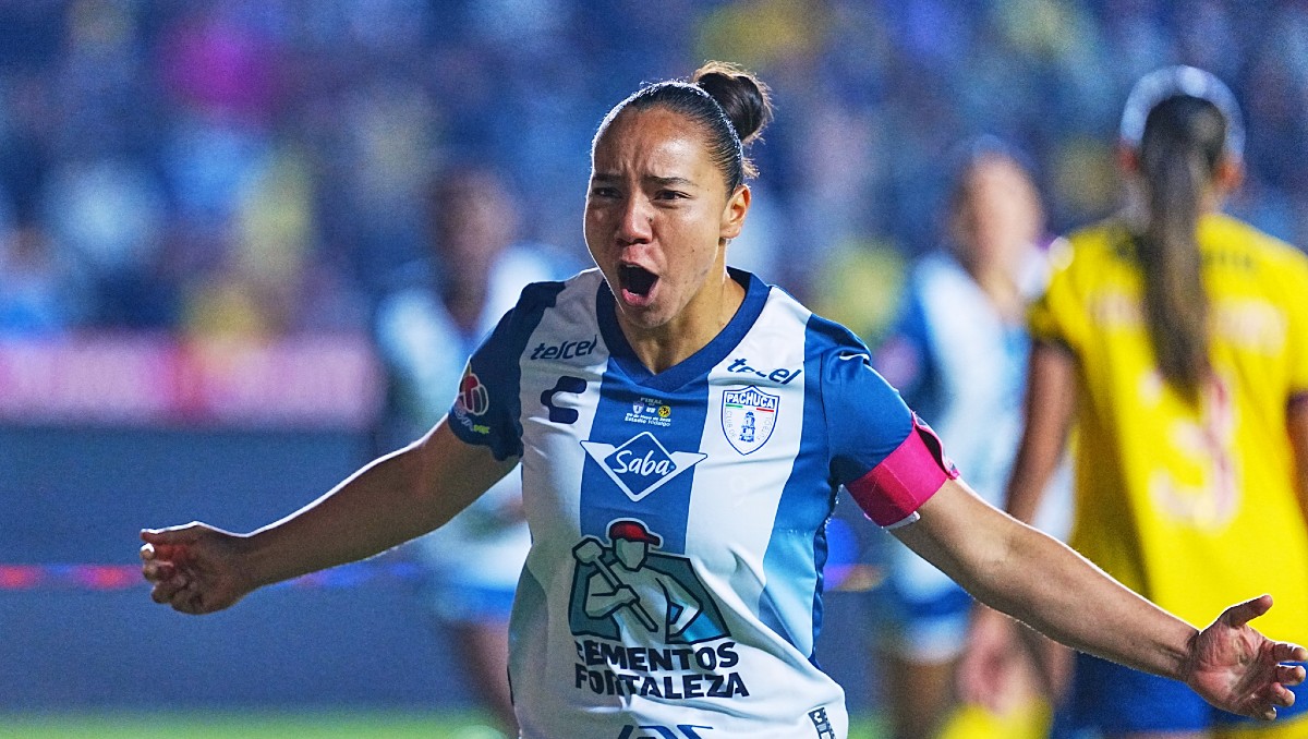 Charlyn Corral marcó doblete en la final de ida ante América en la Liga MX Femenil (Imago7)
