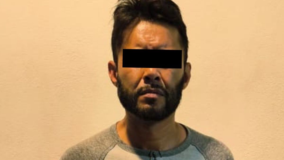 El detenido fue identificado como Hugo, de 43 años, quien ya contaba con una orden de aprehensión | Especial