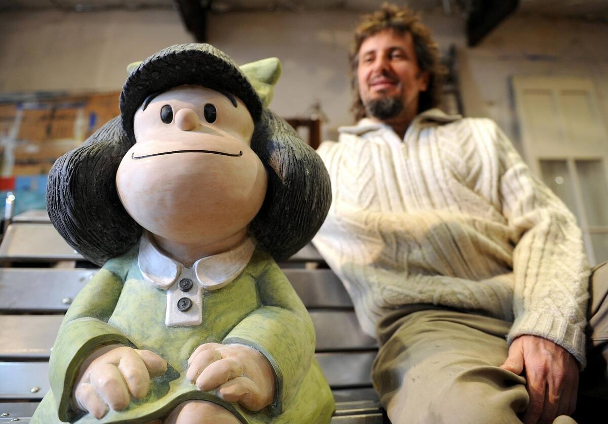 Escultura de Mafalda. | Especial