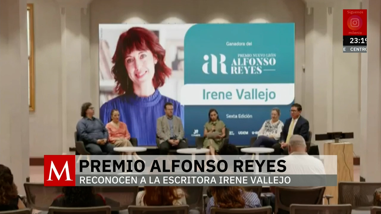 Irene Vallejo recibe el Premio Alfonso Reyes por su excepcional trayectoria literaria