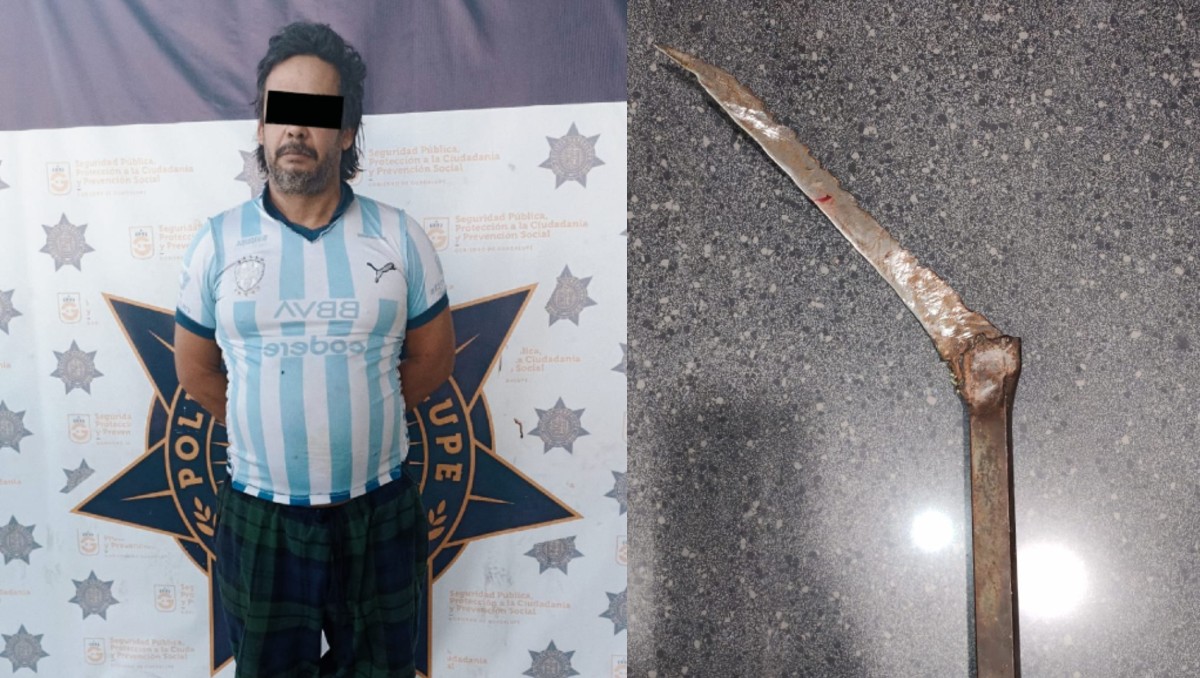 Juan “N”, de 50 años, fue detenido en una vivienda de la colonia Valle de la Silla. Foto: Especial