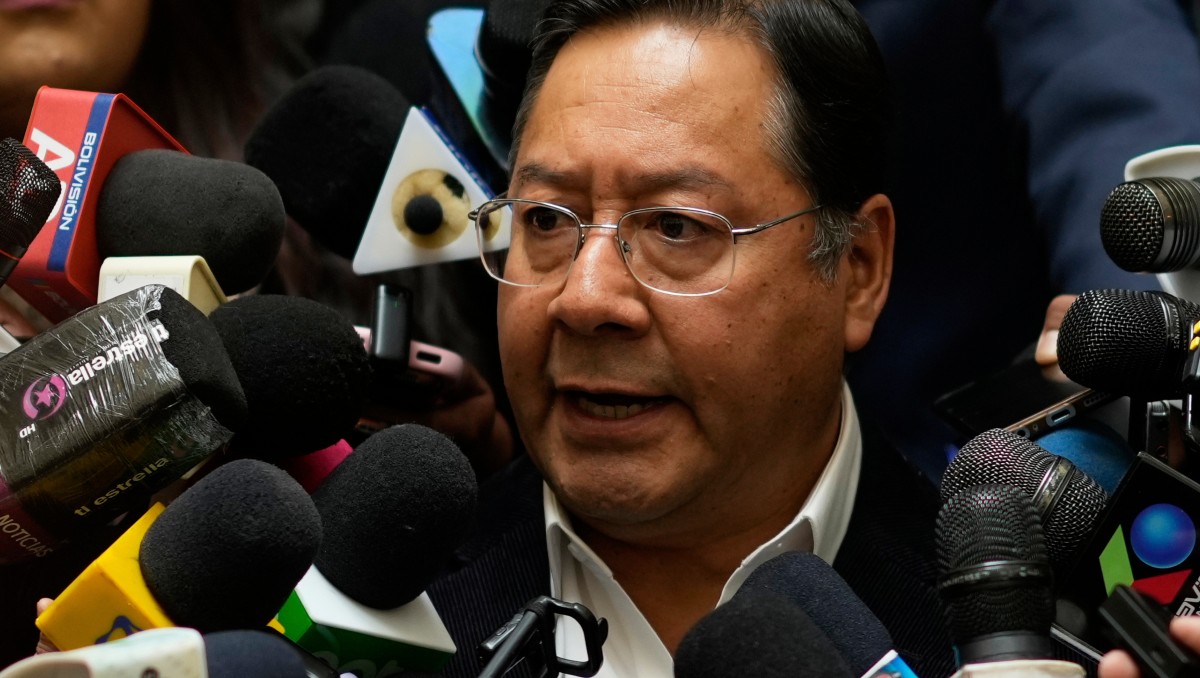 Luis Arce, presidente de Bolivia. (Foto: AP)