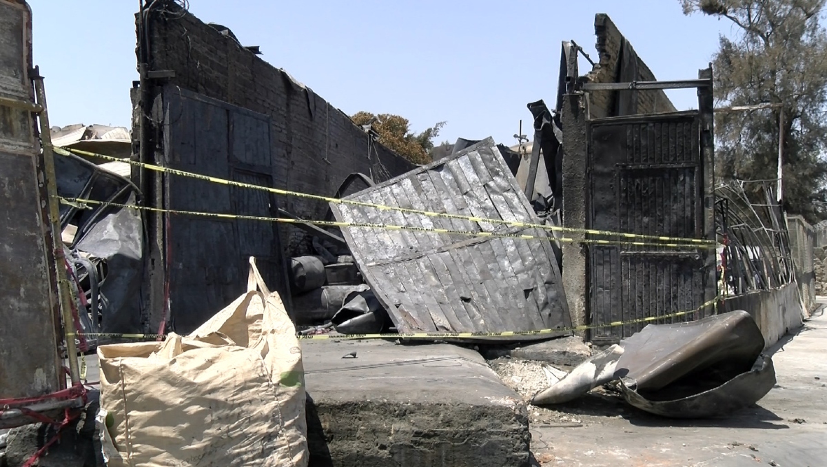 Reducidas a escombros quedaron 13 viviendas en la zona del Álamo luego del incendio del pasado 30 de abril (Foto: Sonia G. Gamiño)