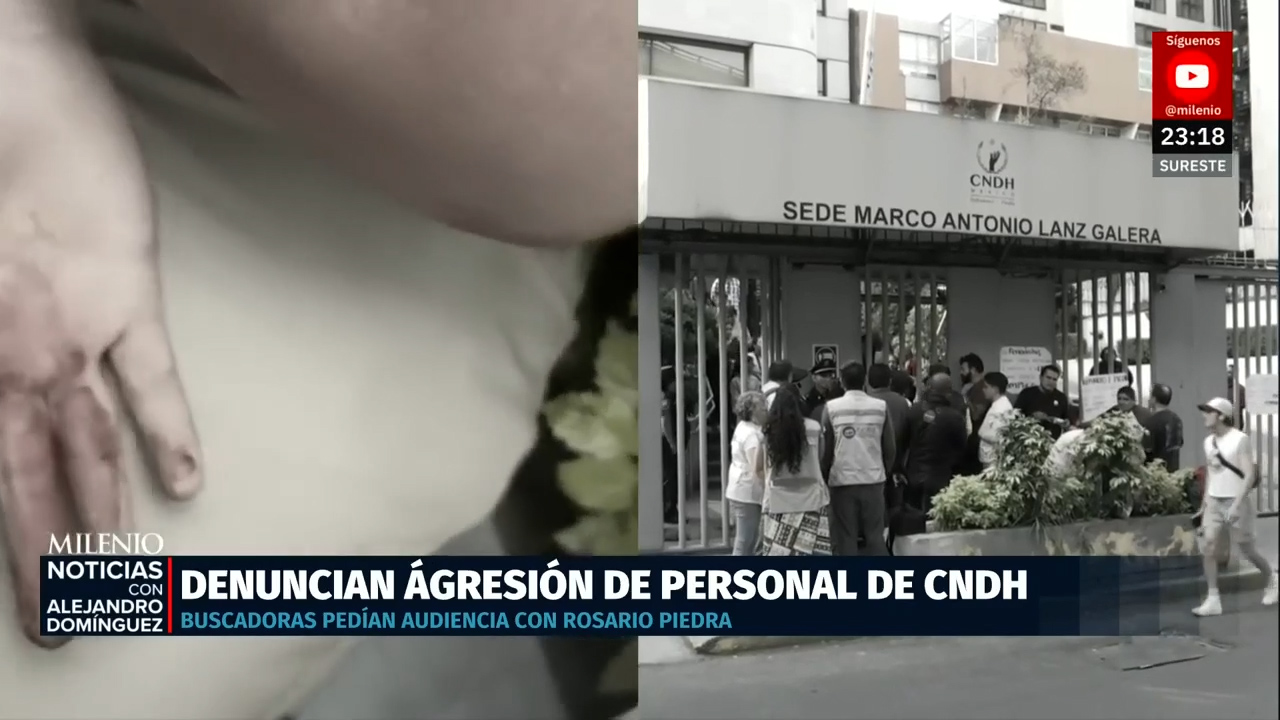 Violencia en la CNDH contra madres buscadoras, denuncia Ceci Flores