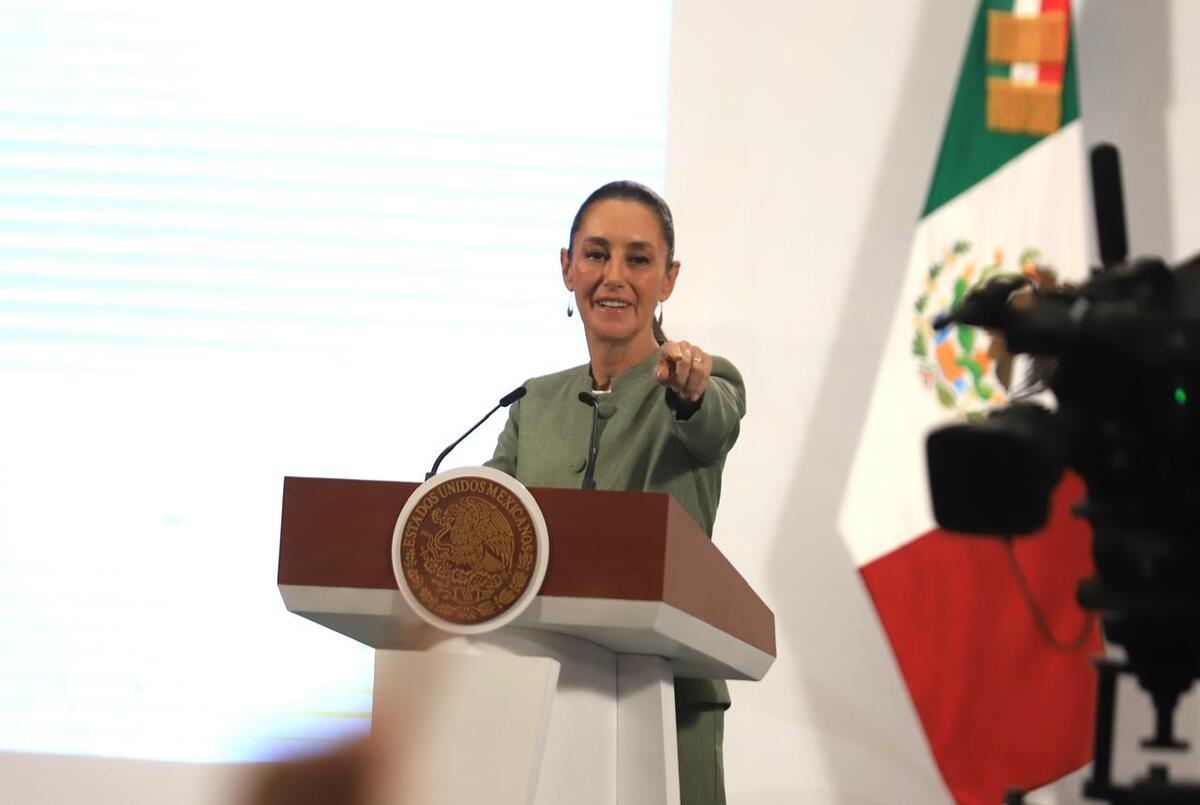 Claudia Sheinbaum dijo que en la visita a la Segob pudo conocer a los trabajadores | Jorge Carballo