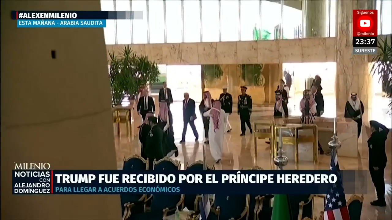 Donald Trump recibe trato real en Arabia Saudita al iniciar su gira por Medio Oriente