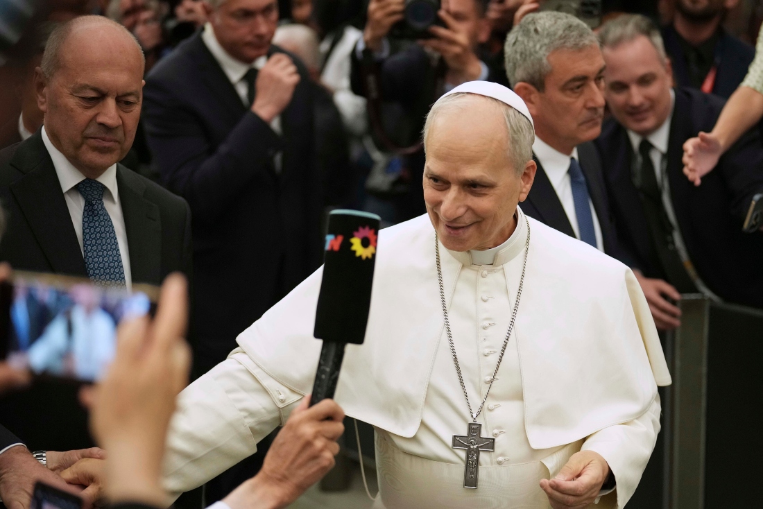 El nuevo papa León XIV.AP