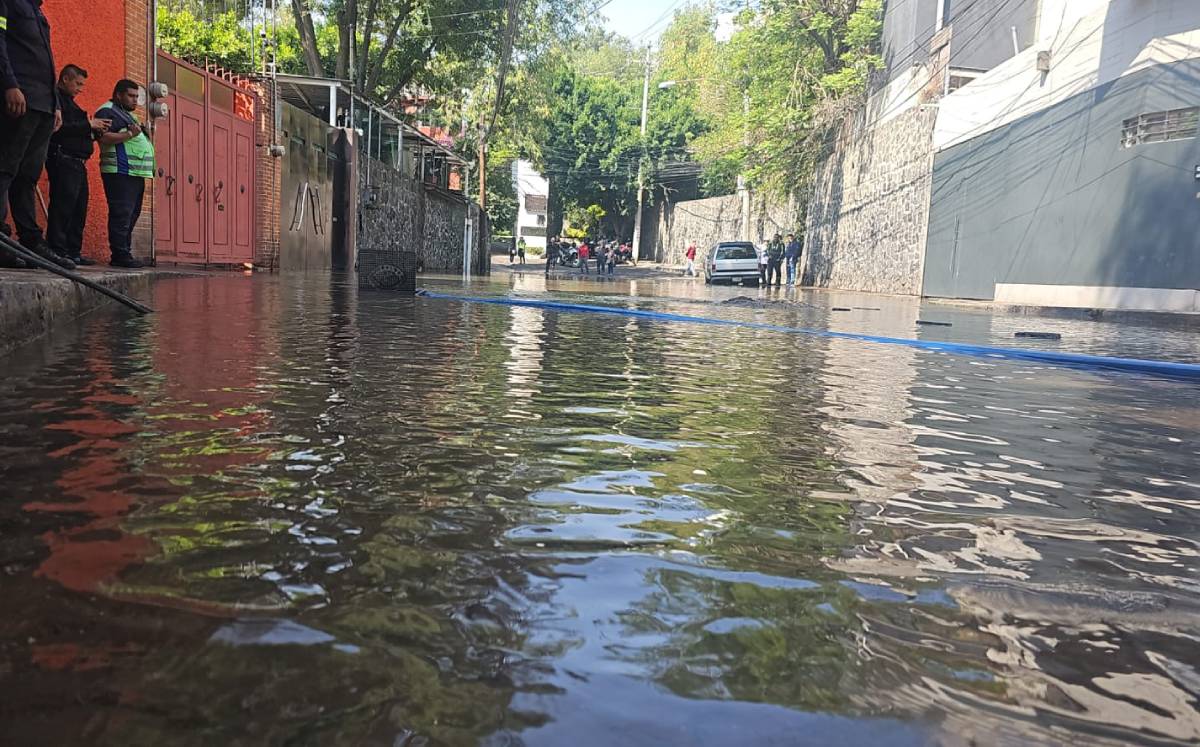 Fuga de agua en Coyoacán | Luis Alfaro