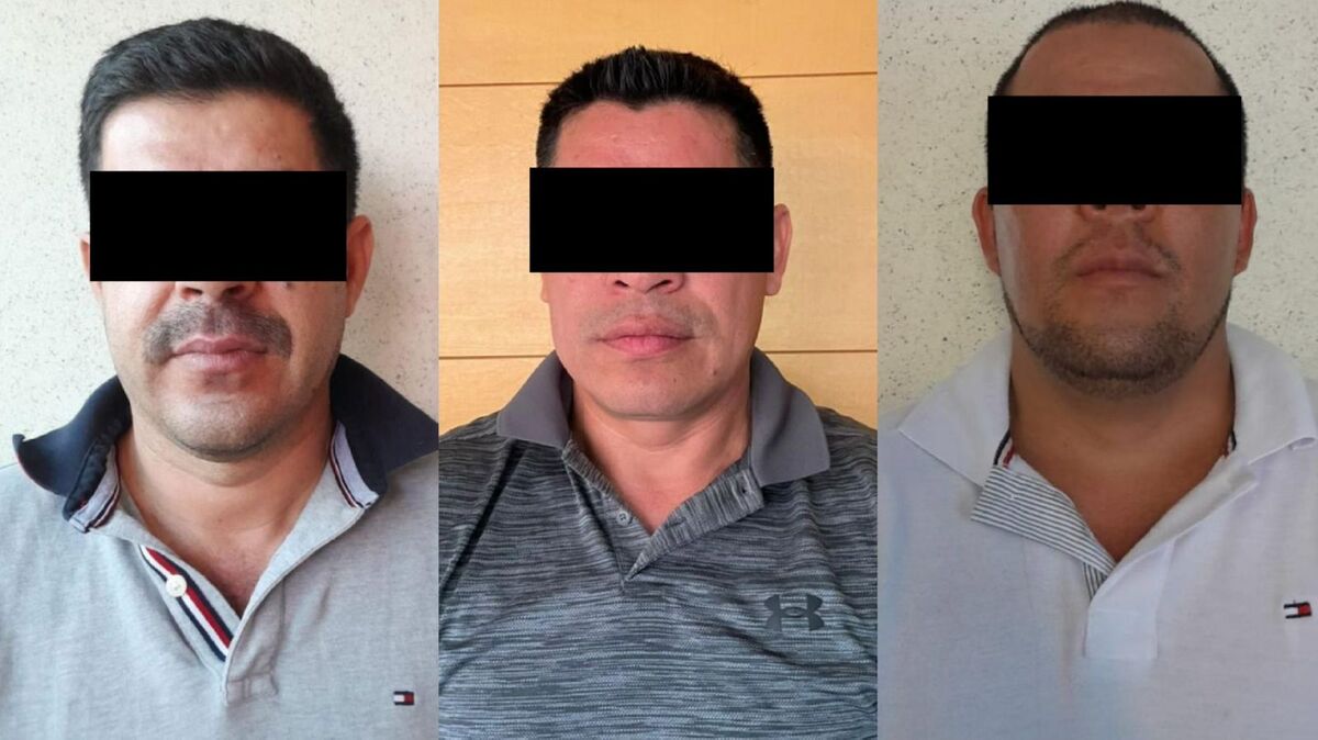 Los tres hombres fueron detenidos en un hotel del Istmo de Tehuantepec. | Foto: Especial