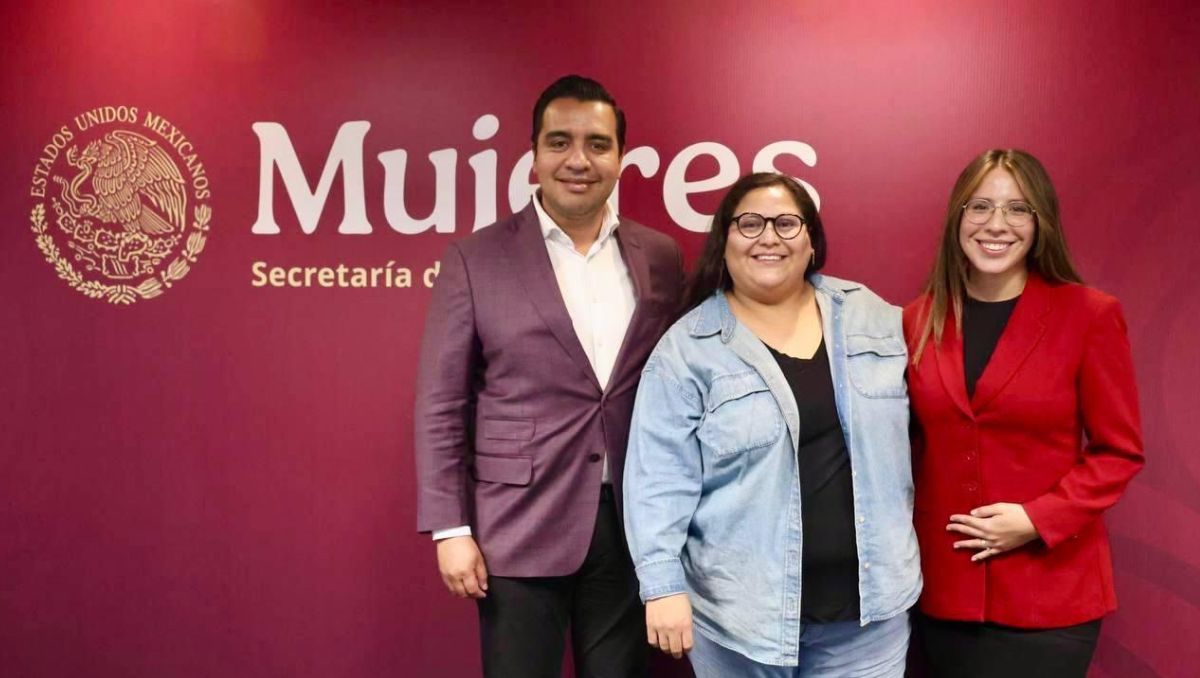 Jesús Nava Rivera, Citlalli Hernández Mora y Arely Adlai González Villarreal. | Especial