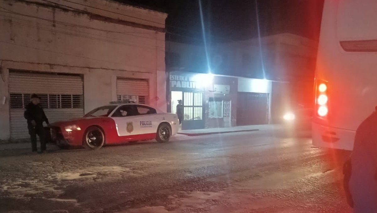 Los policías son agredidos por presuntos funcionarios de Tamuín | Especial