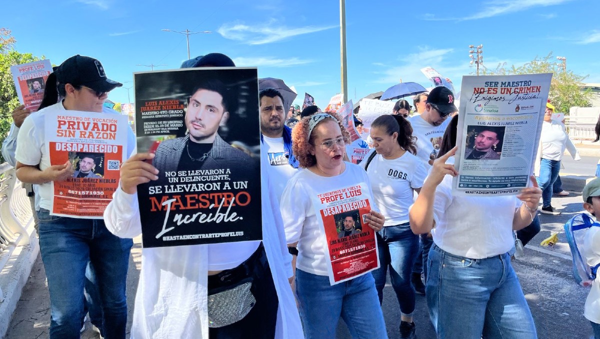 El profesor de sexto grado de primaria, Luis Alexis Juárez Niebla, lleva más de 45 días desaparecido | Especial