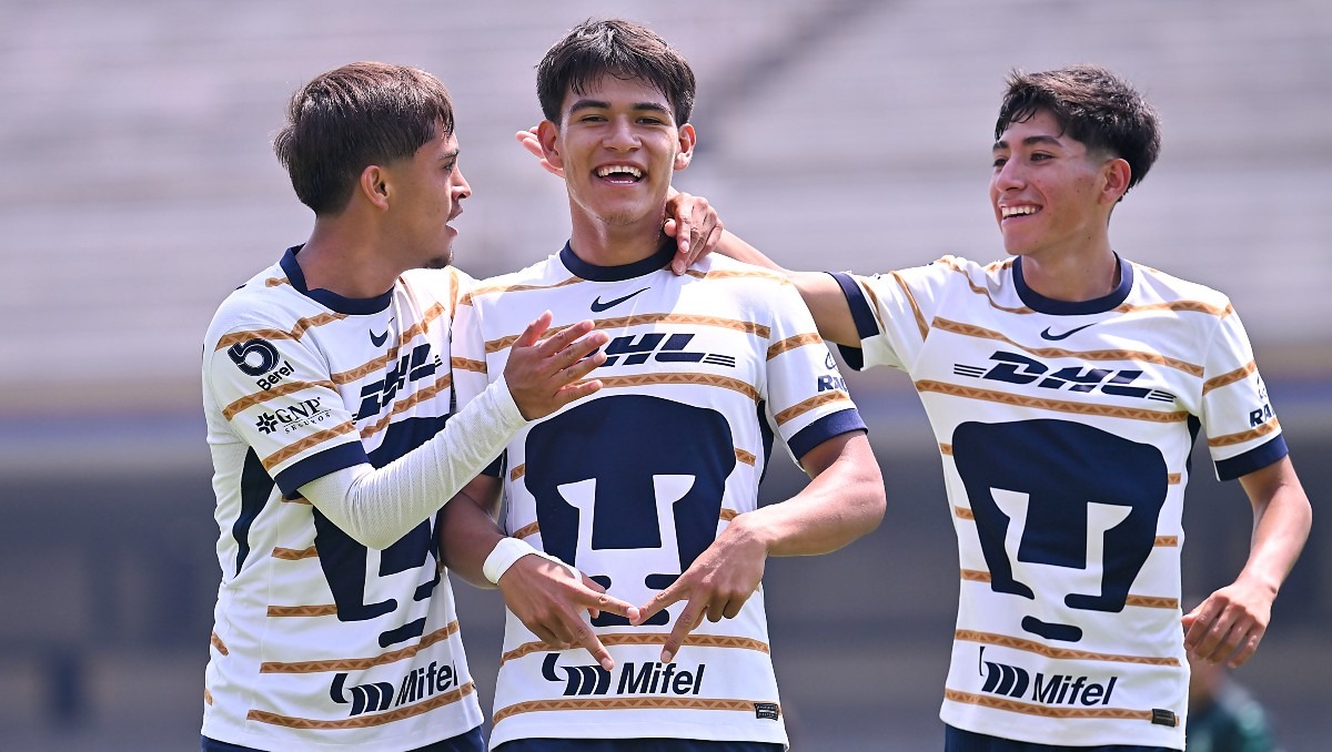 Pumas toma ventaja en la Final Sub-17 de Liga MX tras vencer a Santos (Imago7)