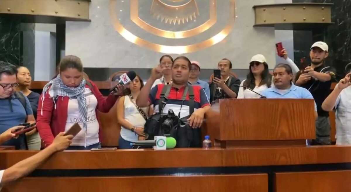 Sindicato y reporteros responsabilizan a legislador priista por posibles ataques