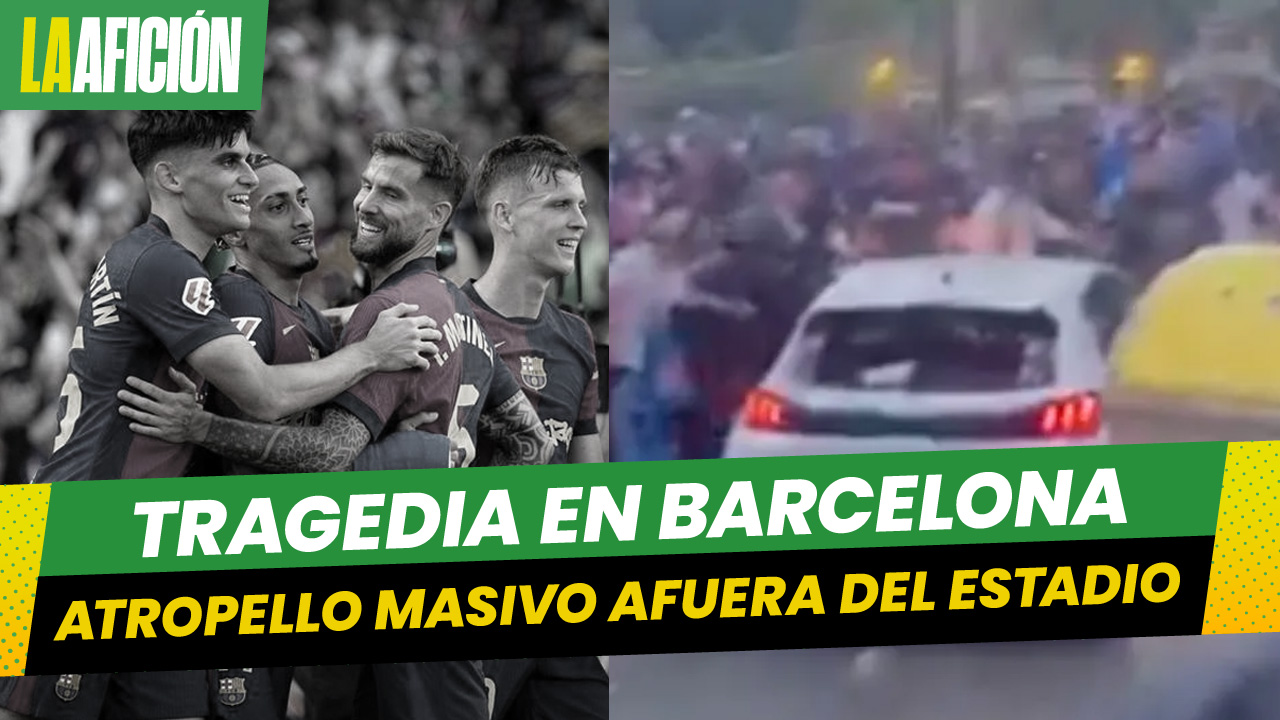 Atropello masivo a las afueras del estadio previo al partido entre Espanyol y Barcelona