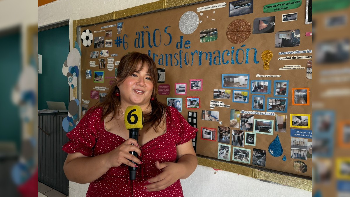 Elena Castolo lleva tres años como maestra en preparatoria en El Salto, Jalisco (Fátima Briceño)