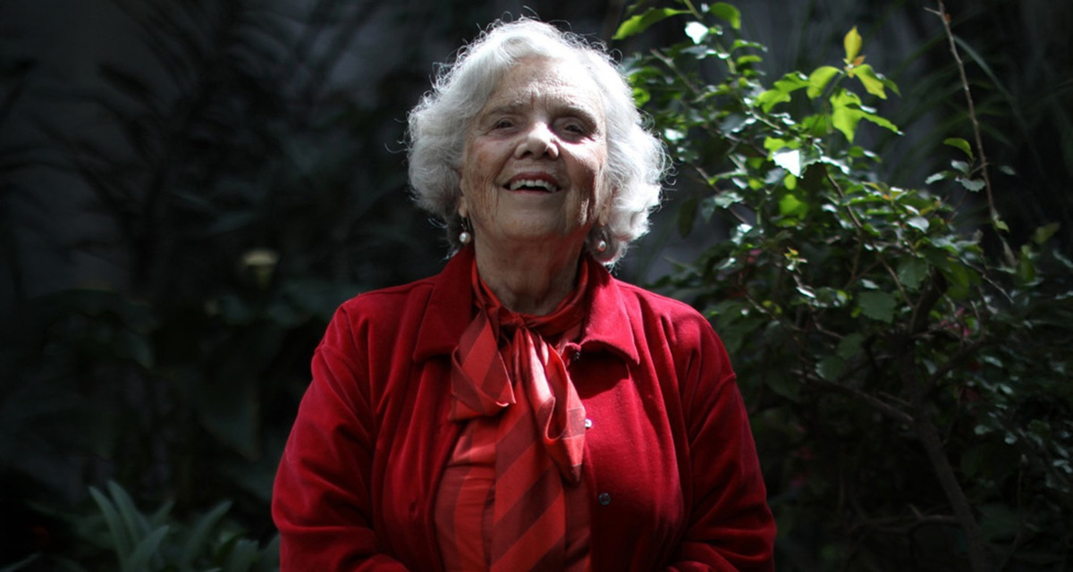 Elena Poniatowska Amor: “Soy amor, está en mi apellido, mi mami me une a México”. (EFE)