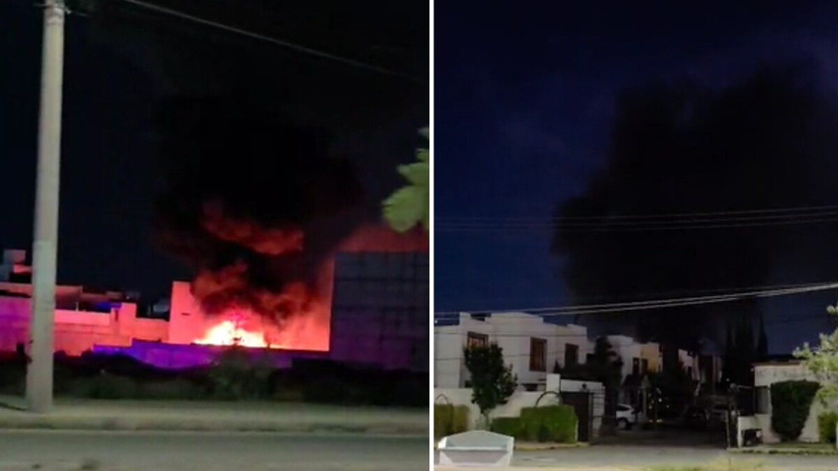 El incendio ocurrió en un predio ubicado sobre el bulevar G. Bonfil de pachuca
