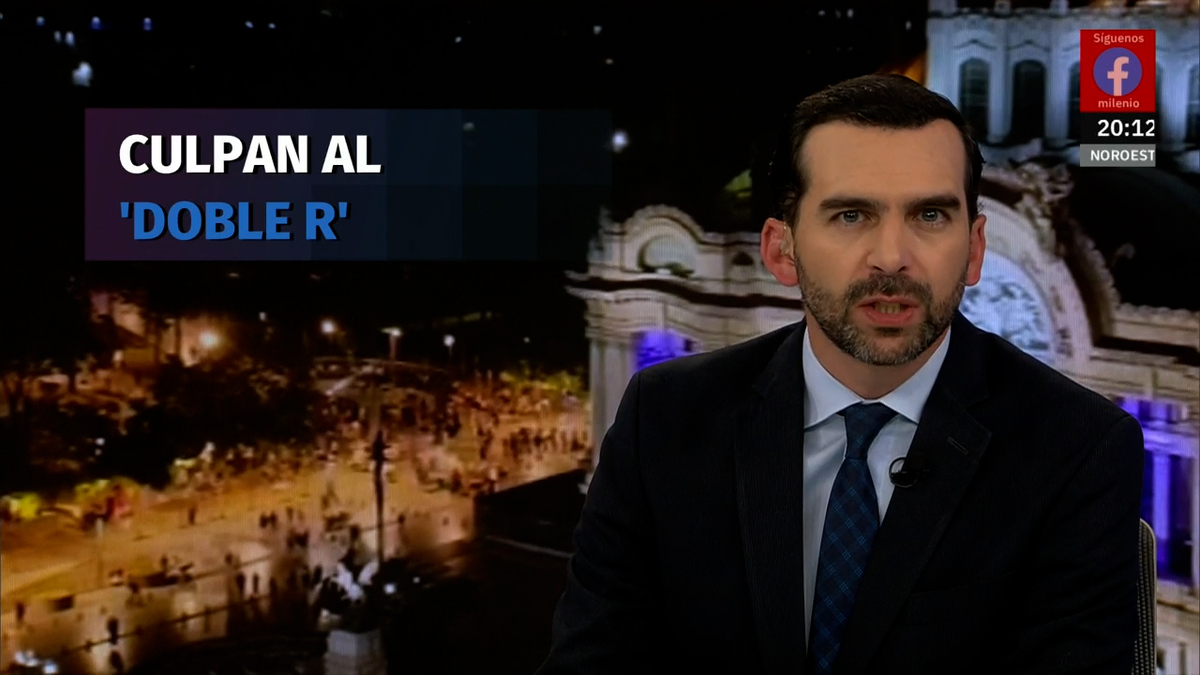 Lilly Téllez increpa a Fernández Noroña por su viaje a Francia. Alejandro Domínguez, 14 de mayo 2025