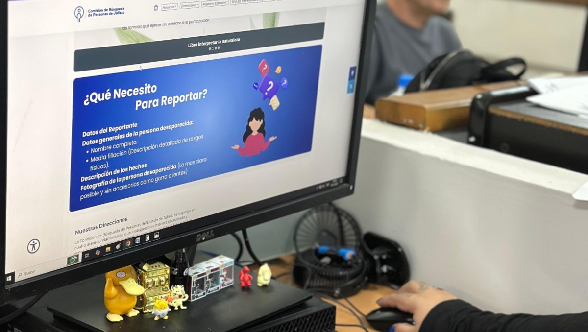 El nuevo portal de COBUPEJ busca acercar información útil a familiares de personas desaparecidas en Jalisco. (Cortesía)