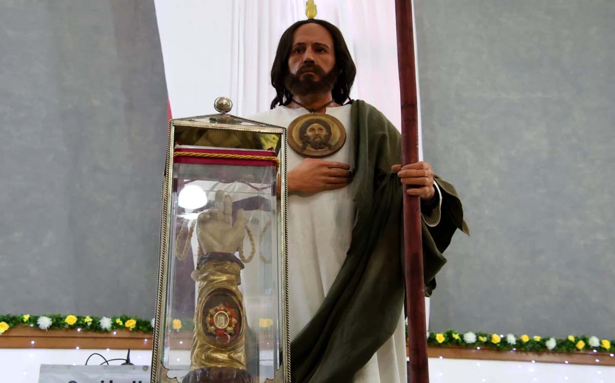 Reliquia de San Judas Tadeo en Torreón. l Verónica Rivera