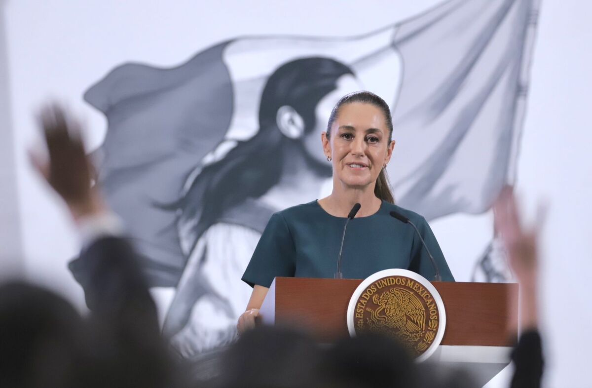 Claudia Sheinbaum inicia La Mañanera del Pueblo desde Palacio Nacional | Ariel Ojeda